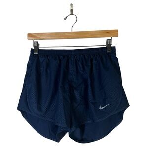 Nike Dri-FIT Running Shorts Womens M Navy Blue Athletic Training Sporty